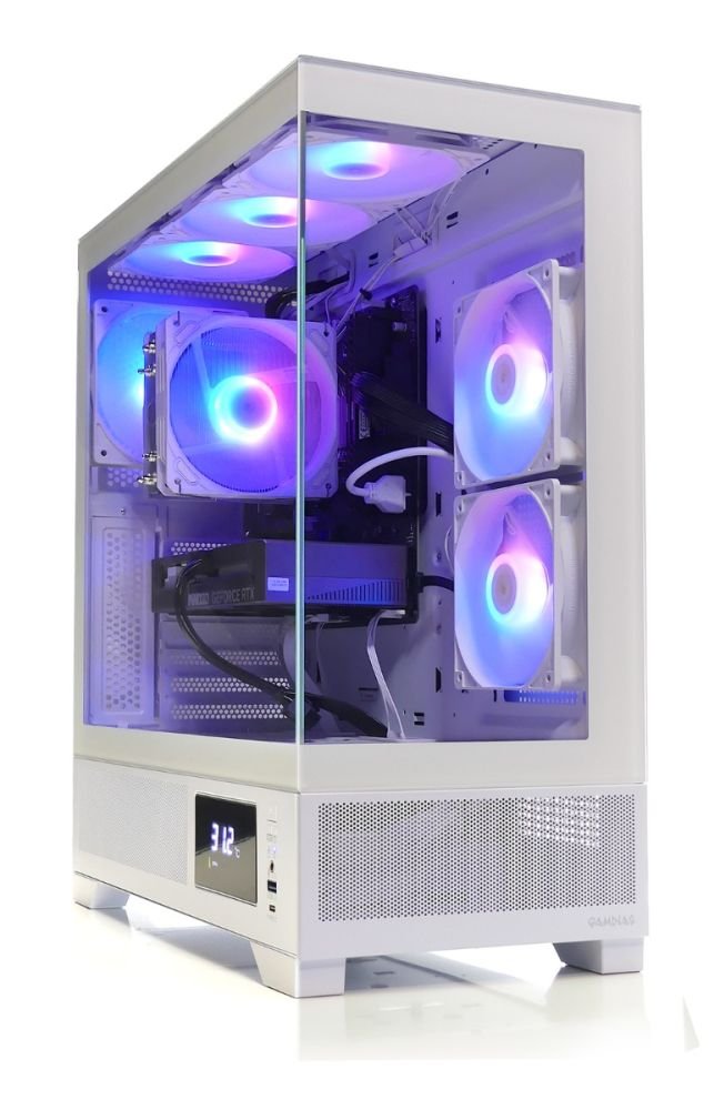 Bitbull Gaming PC – AMD Ryzen 5 5500 – RTX 5050 8GB – 16GB DDR4 – 500GB NVMe SSD – Aquarium Case – Windows 11 Pro – Bild 2