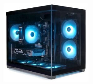 AMD Ryzen 7 - 5700G 8-Core Game PC - Mini Aquarium Gaming Case mit aRGb Towercooler (+25% CPU Performance) - RX Vega 8 - 32GB RAM - 1TB SSD - Windows 11 - Aura GC10M