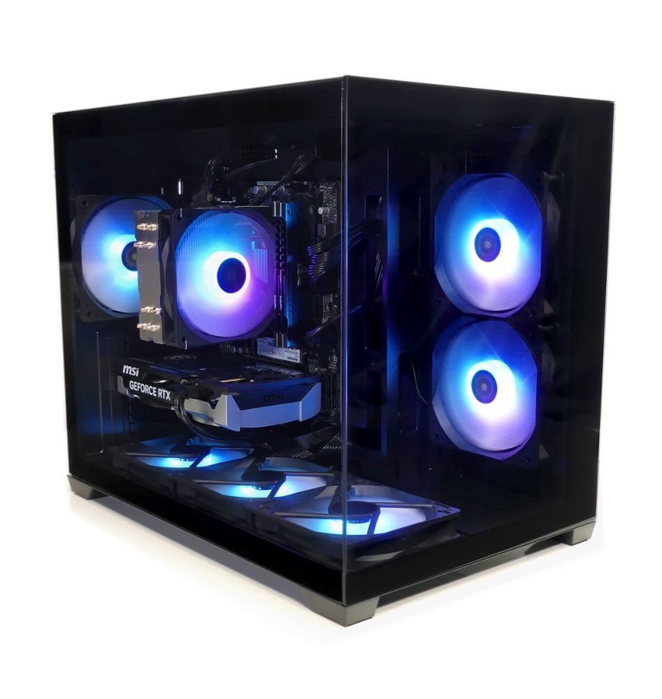 Bitbull Gaming PC – AMD Ryzen 7 5700G Gaming PC – 32GB RAM – 1TB SSD – RX Vega 8 – Mini Aquarium Case – Windows 11 Pro + Office 2024 – Bild 5