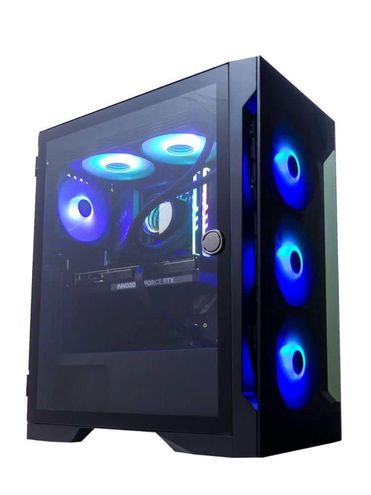 AMD Ryzen 5 RGB Budget Game Computer / Gaming PC - 16GB RAM - 500GB SSD - RX Vega 11 - Windows 11 - Aura GC2