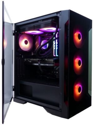 Intel i9 12900K 16-Core High-End Game PC met Waterkoeling - GeForce RTX 5060 8GB - 1TB NVMe SSD - 32GB RAM - Gamdias Talos E2 Elite