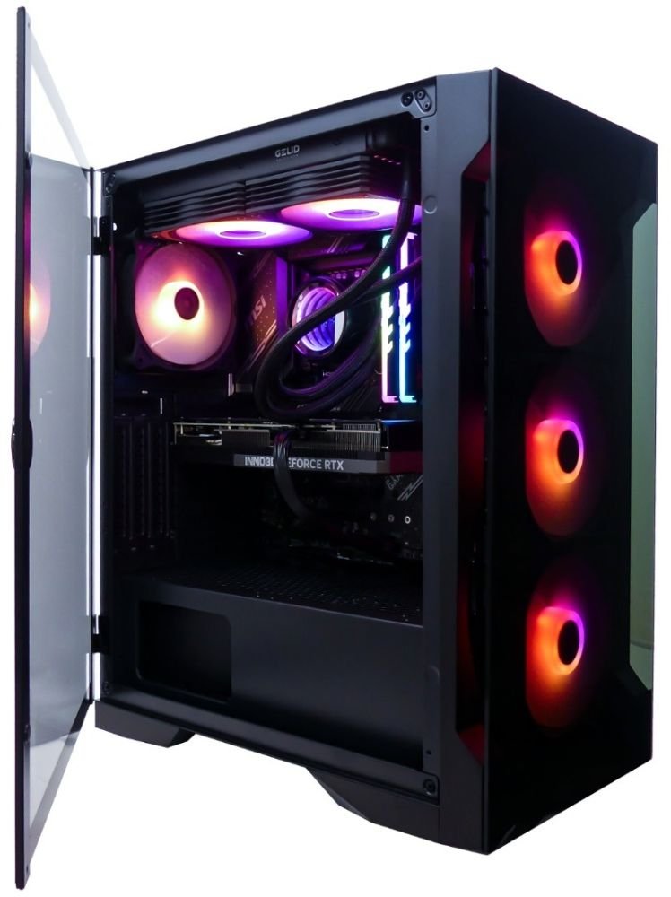 Intel i9 12900K 16-Core High-End Game PC met Waterkoeling - GeForce RTX 5060 8GB - 1TB NVMe SSD - 32GB RAM - Gamdias Talos E2 Elite