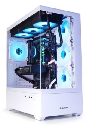Intel i9 12900K - 360 WATERKOELING - RTX 5060 Ti 8GB - 1TB M2.0 SSD - 32GB DDR5 RAM - WiFi 6E/Bluetooth 5.3 - Windows 11 PRO - Sharkoon AK6 RGB White Aquarium Case