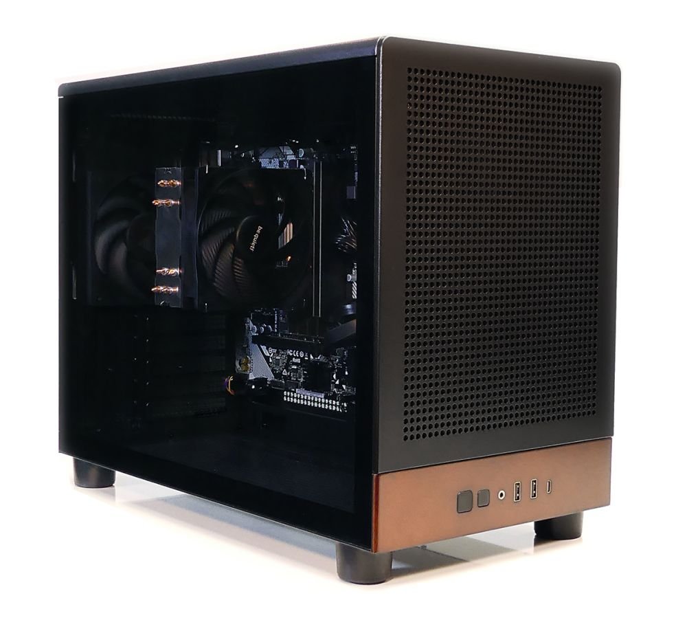 Bitbull Silent Workstation – AMD Ryzen 7 5700G – 32GB DDR4 – 1TB NVMe SSD – Walnuss Design – Windows 11 Pro – Bild 3